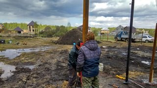 Заказать монтаж винтовых свай в Каспийск - цена под ключ с доставкой от 1860 шт