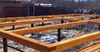Пол на винтовых сваях Каспийск цена от 15500 руб.